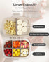 Holii Portable Travel Pill Organizer, 8 Compartments Daily Pill Box for Vitamins, Small Pill Container for Pocket Purse