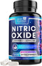 Extra Strength Nitric Oxide Supplement, L Arginine 3X Strength, 60 Capsules for Energy & Strength