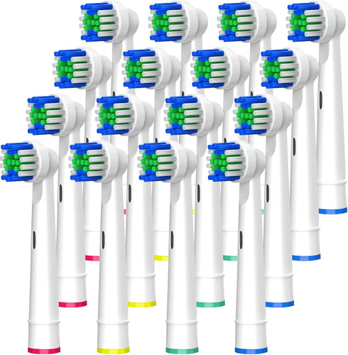 Electric Toothbrush Replacement Heads - 16 Pack Compatible Oral B Braun Brush Heads