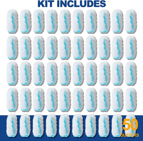 360 Duster Refills for Swiffer | Heavy Duty Multi Surface Duster Refills Kit with 50 Refills for Home & Car