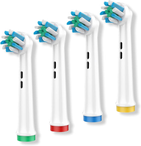 Toothbrush Braun Oral B Replacement Heads - Floss Cross Action - Compatible with Oral B Pro 1000/2000/3000/5000/6000