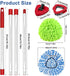 Hezane 2 3 3 Pads,1 1 Set Mop Heads for O Cedar RinseClean Tank Spin Mop System, Microfiber Mop Head Refills