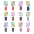 TailaiMei 144 Pieces Nail Vinyls Stencil Sticker Set, 72 Designs for Nail Art Decal, 24 Sheets Reusable DIY