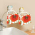 Kcldeci Poppy 6 Pieces Absorbent Kitchen Dish Cloths, Floral Washable Cleaning Towels for Home Kitchen Supplies