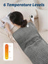Predoks 1733 4 6 Setting Heating Pad for Period Cramps Back Neck and Shoulders Pain Relief, Large Heated Pad with Level