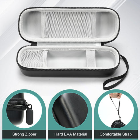 Toothbrush Travel Case Compatible with Oral-B Pro 1000 3000 5000 7000 7500 9600, Black/Gray