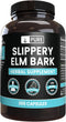 Pure Original Ingredients Slippery Elm Bark, 365 Capsules, No Fillers, Always Pure, Lab Verified
