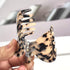 Medium Tortoise Claw Hair Clips for Women & Girls, 3 Pack Leopard Print Hair Jaw Clips for Mother's Day Gifts