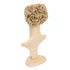 SWACC Short Messy Curly Hair Bun Extension, Honey Golden Blonde-18#, Easy Stretch Combs Clip-in Ponytail
