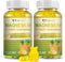 Magnesium Glycinate Gummies 400mg - Sugar Free Magnesium Taurate, Malate with Vitamin D, B6, CoQ10, 120 Gummies