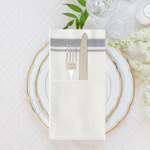 Hugloogn 50Pack Parties,Halloween,Wedding,Kitchen,17 12Inch Disposable Dinner Napkins,Linen Feel Paper Guest