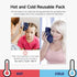 Ice Packs for Injuries, Reusable Ice Cold Pack, Hot Water Bag for Therapy and Pain Relief, 3 Sizes (6"/9"/11")