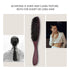 PERFEHAIR Boar Bristle Slick Back Hair Brush - Thick Natural Bristles for Smooth Sleek Styles, Tame Flyaways & Frizz,