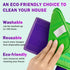 Orighty Reusable Mop Pads Compatible with Swiffer WetJet: Machine Washable Microfiber Pad Refill for Cleaning