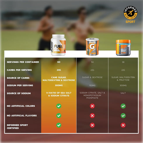 RAW Fuel, Premium Endurance Supplement Powder, Lemon Lime (60 Servings) - Peak Performance, Hydration & Stamina During