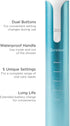 Soniclean Lux Sonic Toothbrush for Adults, Rechargeable with 6 Toothbrush Heads, Automatic Toothbrush, Aqua