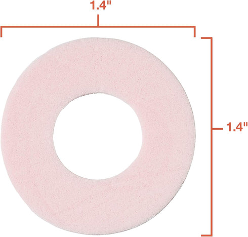 ZenToes Callus Cushions: Round Foam Padding for Foot Pain Relief (48 Count)