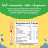 Plant Based Kids Multivitamin Gummies - Immunity Support with Vitamins A, C, D3, E, B & Zinc, Gluten Free, Non-GMO,