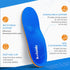 Kelaide Arch Support Insoles for Flat Feet - Comfort Orthotic Inserts for Plantar Fasciitis, Feet Pain (Blue)