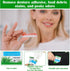 200 Pcs Denture Cleaning Wipes - Refreshes Gums, Deep Cleaning Wipes for Denture Adhesive, Food Debris, Stains