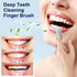 MySmile 100pcs Teeth Wipes, Mint Flavor, Disposal Finger Brush for Deep Cleaning