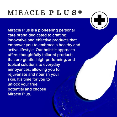 Miracle Plus Magnesium Cream for Leg Relief, Calming Lotion Herbal Moisturizer Topical Body Butter, 8 Oz