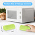 2-Pack Damp Clean Duster Sponge, Magic Sponge Eraser Tool for Cleaning Blinds, Glass, Vents, Mirrors, Faucets
