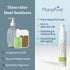 PlaneAire Lemongrass Rosemary Lotion Hand Sanitizer | Travel Size | Cleanse & Moisturize | Made with Aloe Vera