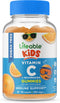 Lifeable Sugar Free Vitamin C for Kids, 250 mg, 90 Gummies, with Echinacea for Immune Support
