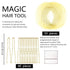 Zonon Bun Hair Nets Set - 50Pcs Invisible Elastic Edge Mesh and 40Pcs U Shaped Pins for Ballet and Sleeping