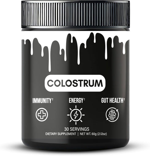 H.V HEALTHY VITAMINS Healthy Vitamins Grass-Fed Bovine Colostrum Powder Gut Health & Immune Support Supplement