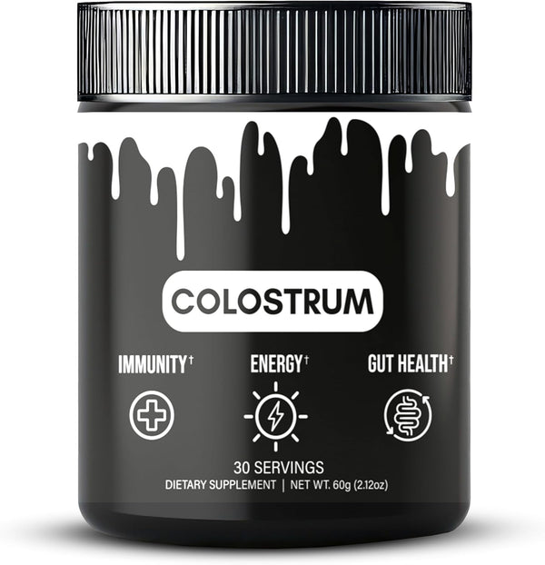 H.V HEALTHY VITAMINS Healthy Vitamins Grass-Fed Bovine Colostrum Powder Gut Health & Immune Support Supplement