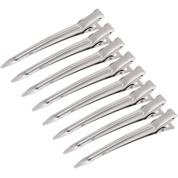 Hicarer 3.5 inches Metal Curl Clips, Duck Bill Sectioning Clips, Alligator Hair Clips (24 Pieces)