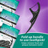 Brightworks ECO Sustainable Floss Picks, 225 Count, Charcoal + Mint Infused, 100% Post-Consumer Recycled Plastic