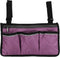 Wheelchair Bag, Armrest Accessories for Wheelchair Side Hanging Storage Tote, Organizer for Seniors, Purple