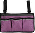 Wheelchair Bag, Armrest Accessories for Wheelchair Side Hanging Storage Tote, Organizer for Seniors, Purple