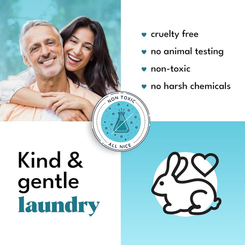 Zero Trace All Natural Laundry Detergent Sheets, 72 Sheets, Eco Friendly & Unscented, 144 Loads