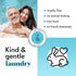Zero Trace All Natural Laundry Detergent Sheets, 72 Sheets, Eco Friendly & Unscented, 144 Loads