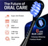 Sparx Toothbrush Replacement Heads, Black Brush Heads with Blue Light Therapy for Gum Care, 1 Pack