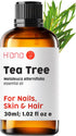 H'ana Tea Tree Essential Oil - 100% Pure and Natural Tea Tree Oil for Skin, Hair, Face, and Aromatherapy