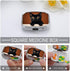 STVNKML 2 Cute Peeping Black Cat Pill Box Travel Pill Organizer Compartment Weekly Pill Case with Mirror A Day Medicine