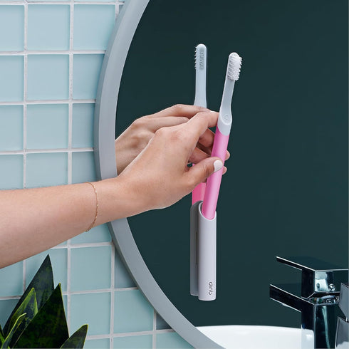 Quip Sonic Toothbrush for Adults, Timed Electric Toothbrush with Replaceable Brush Head