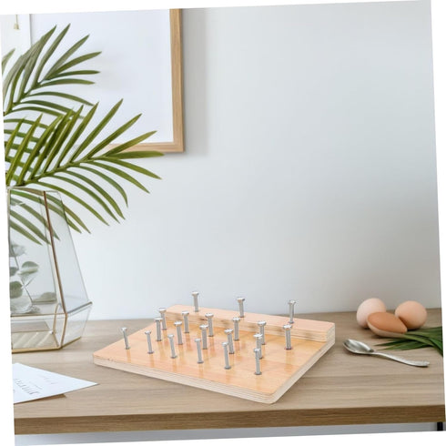 UPKOCH Hand Therapy Dexterity Training Board - Wooden Finger Exercise Device