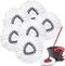 O Cedar Mop Replacement Heads, Easy Wring Spin Mop Heads, 6 Pack, Machine Washable, Easy to Clean and Replace