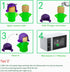 Microwave Cleaner Microwave Angry Mama Oven Cleaner High Temperature Steam Cleaning Equipment Tool Steam Cleans Add