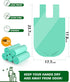 AYOTEE Biodegradable 4 Gallon Compostable Trash Bags, 140 Count, Unscented, Suitable for Small Trash Cans