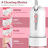 Water Dental Flosser Teeth Pick, Portable Rechargeable Oral Irrigator with 4 Modes & 5 Jet Tips, IPX7 Waterproof