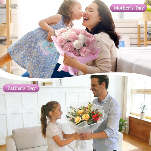REAXYZNN 20 235 Packaging Sheets Pcs Bouquet Wrapping Paper Waterproof Floral Wrapping Paper for DIY Crafts, Florist