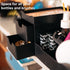 Uncluttered Designs Large Black Vanity Organizer - Countertop Mens Organizer with Drawers for Cologne & Skincare