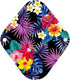 7pcs Pack Cloth Pads, Including 1 Mini Wet Bag + 6 Bamboo Charcoal Cloth Reusable Menstrual Pads/Reusable Sanitary Pad